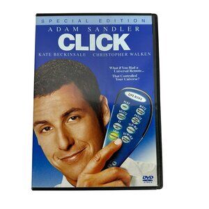 Click DVD Movie Rated PG-13 Sony Widescreen 2006 NTSC Adam Sandler